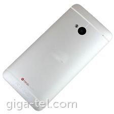 HTC One M7 battery cover silver