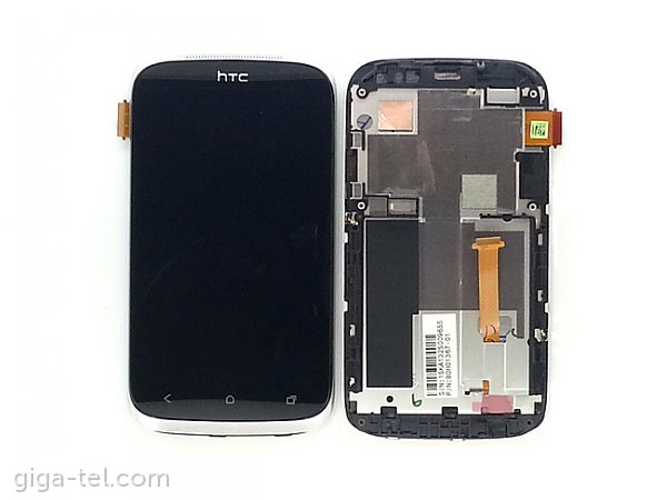 HTC Desire X front cover + LCD +touch silver