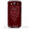 Samsung i9300 battery cover red La Fleur