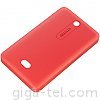 Nokia 501 battery cover red