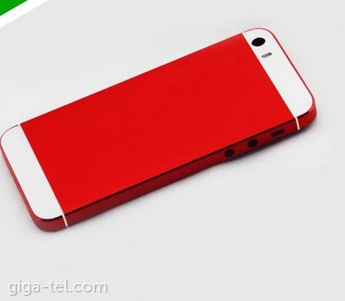 OEM back cover red/white for iphone 5