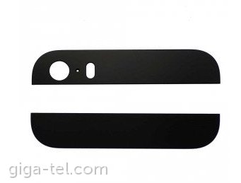 OEM top+bottom cover black for iphone 5s SWAP