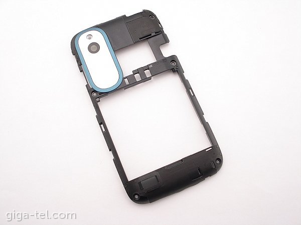 HTC Desire X middle cover blue/white