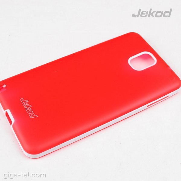 Jekod Samsung Note 3 TPU+FRAME red