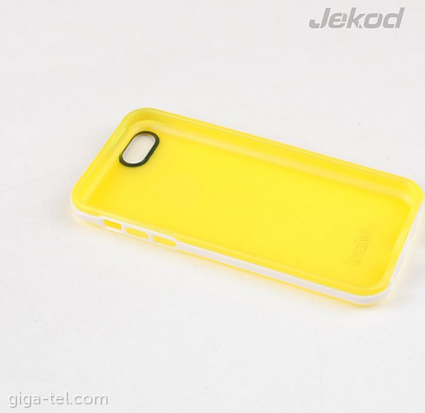 Jekod for iphone 5c TPU+FRAME yellow