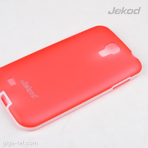 Jekod Samsung i9505 TPU+FRAME red