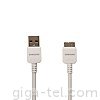 Samsung N9005, G900F Galaxy Note 3, S5 data cable white 1m