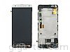HTC One Mini M4  front cover+LCD+touch silver