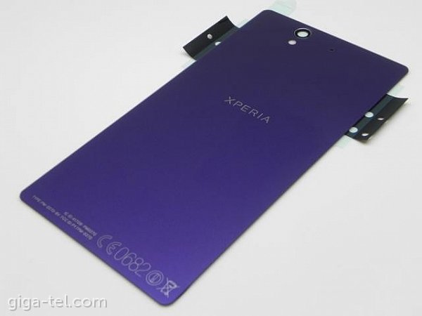 Sony Xperia Z battery cover purple -