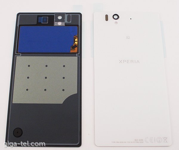 Xperia C6603 battery cover white NFC - 1272-2206