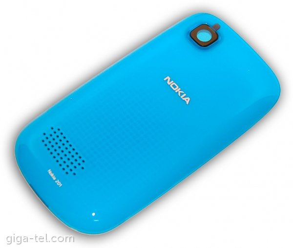 Nokia 201 battery cover light blue