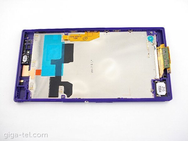 Sony Sony Xperia Z Ultra C6833 front+LCD+touch purple