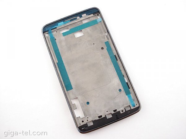 Alcatel 8000D front cover dark chrome