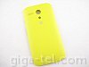 Motorola G battery cover yellow