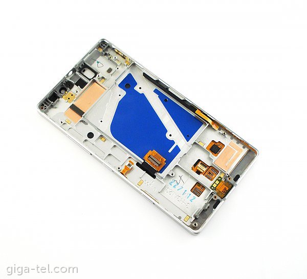 Nokia 930 front cover+LCD+touch silver