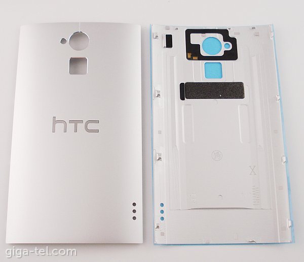 HTC One Max T6 battery cover silver