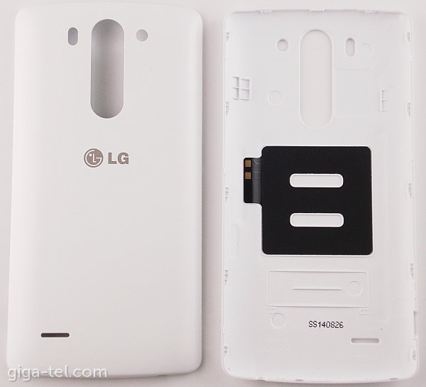 LG D722 battery cover white