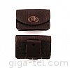 Leather Case Roubal brown belt size 80x45x20