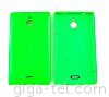 Nokia X2 battery cover green