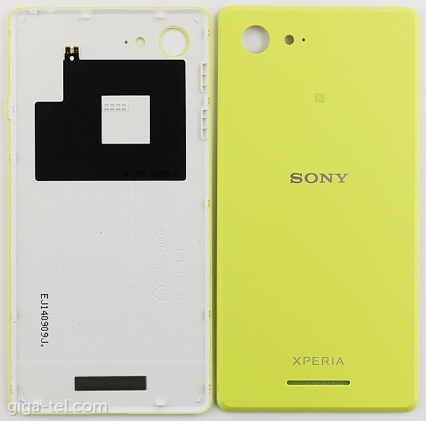 Sony D2203 battery cover lime