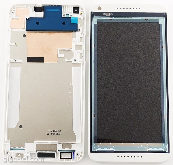 HTC Desire 816 front cover white