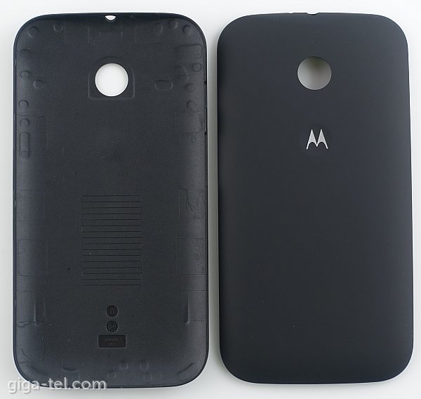 Motorola E battery cover black