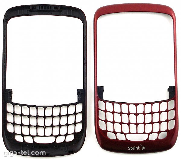 Blackberry 8520 front cover red