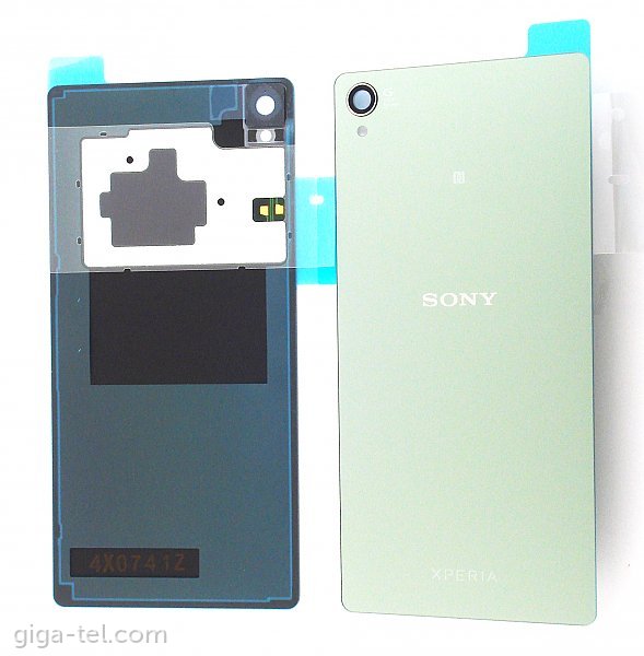 Sony D6603,D6653 battery cover silver/green