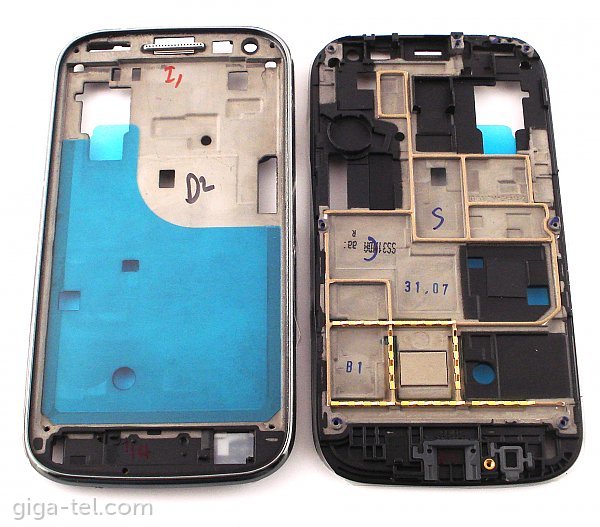 Samsung i8160 front cover black