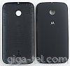 Motorola E battery cover black