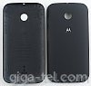 Motorola E battery cover black