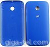 Motorola E battery cover blue