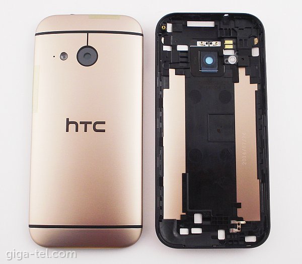 HTC M8 Mini battery cover gold