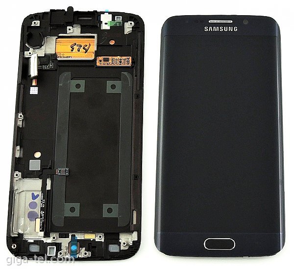 Samsung G925F front cover+full LCD black
