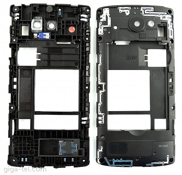 LG H340N middle cover black/gold