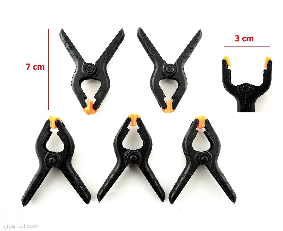 Clamps small - SET 5 pcs