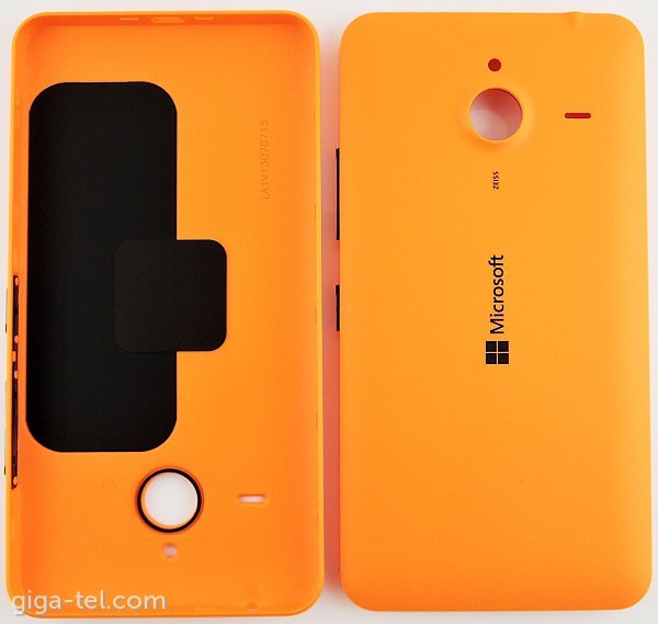 Microsoft Lumia 640 XL battery cover orange