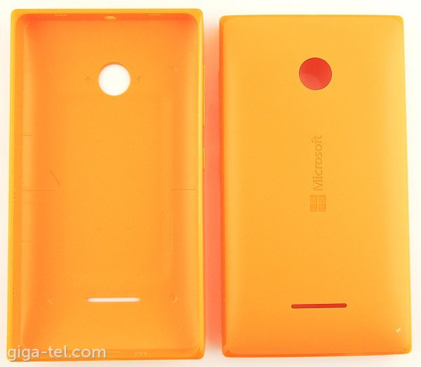 Microsoft Lumia 532 battery cover orange