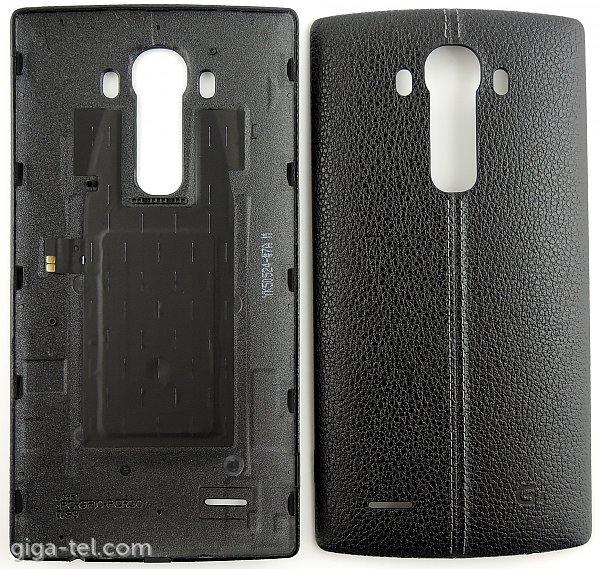 LG H815 battery cover black Leather