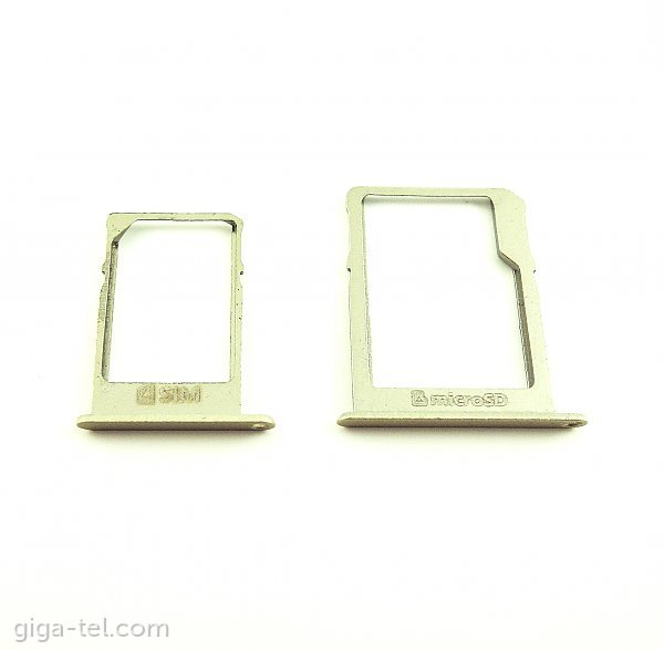 Samsung A300F,A500F,A700F SIM+MicroSD holder gold