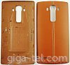 LG G4 leather battery cover light brown