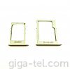 Samsung A300F,A500F,A700F SIM+MicroSD holder gold