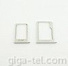 Samsung A300F,A500F,A700F SIM+MicroSD holder silver