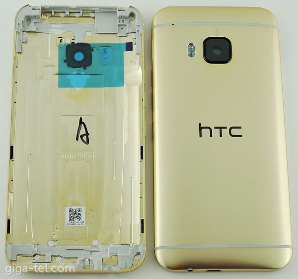 HTC One M9 battery cover gold