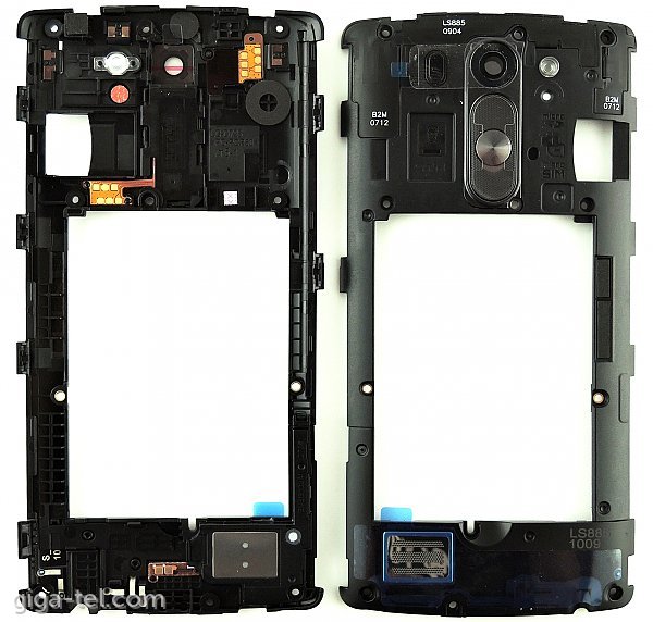 LG D722 middle cover black / titan