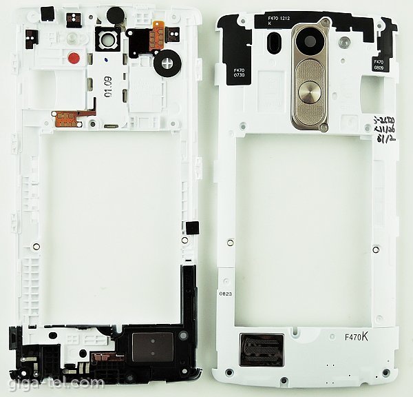 LG D722 middle cover gold