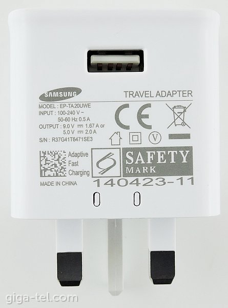 Samsung EP-TA20UWE charger UK