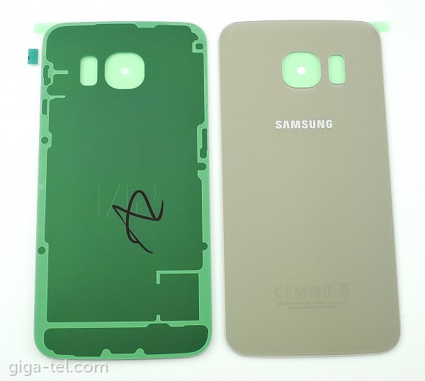 Samsung G925F battery cover gold
