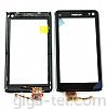 Nokia N8-00 front cover+touch black