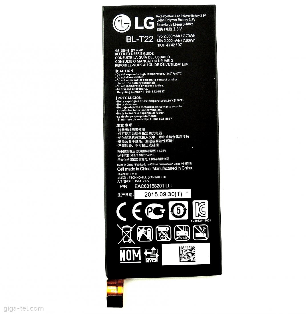 LG BL-T22 battery